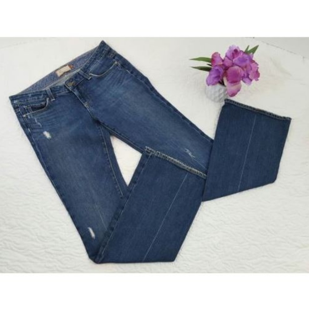 Paige Jeans Laurel Canyon Distressed Blue Size 29